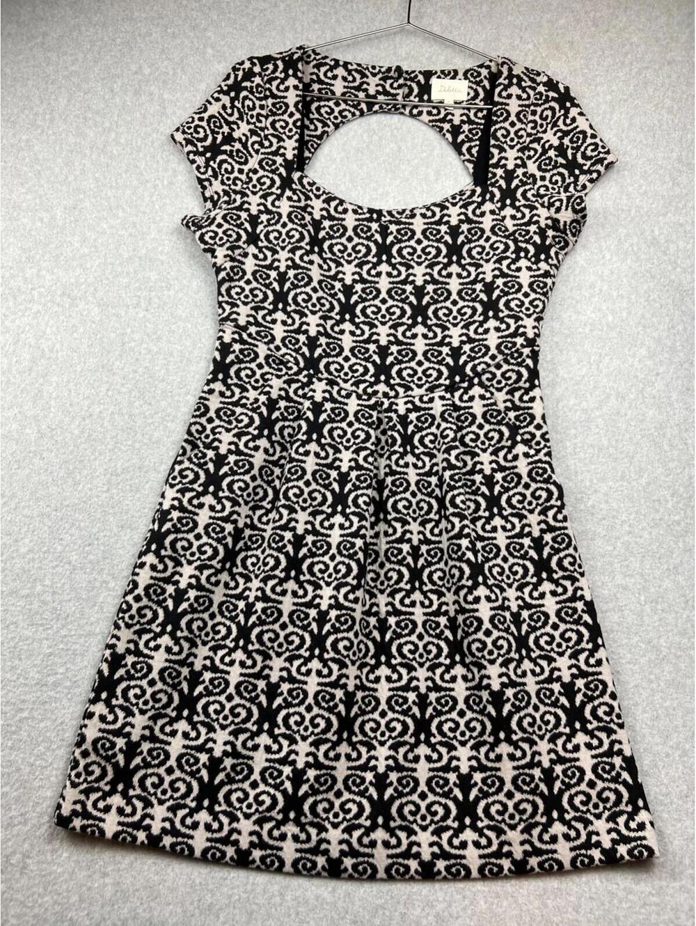 Anthropologie Deletta Damask Sheath Dress Womens M Whimsygoth